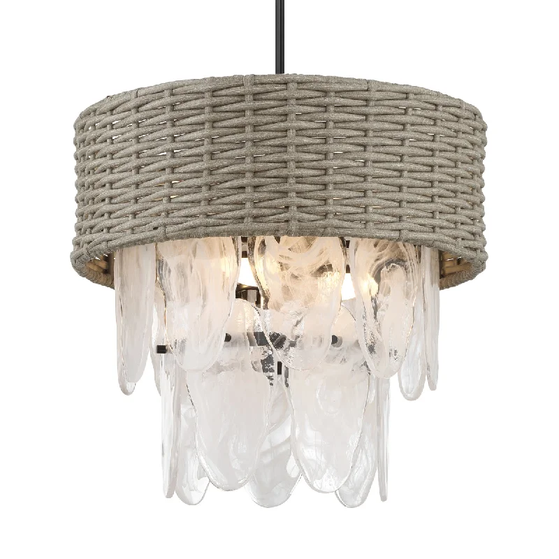 Industrial Lighting with High CRI (Color Rendering Index) for True Color PerceptionBreakers Isle 20" 6 Lights Pendant Light Black Finish Industrial Lighting with High CRI (Color Rendering Index) for True Color PerceptionBreakers Isle 20" 6 Lights Pendant Light Black Finish
