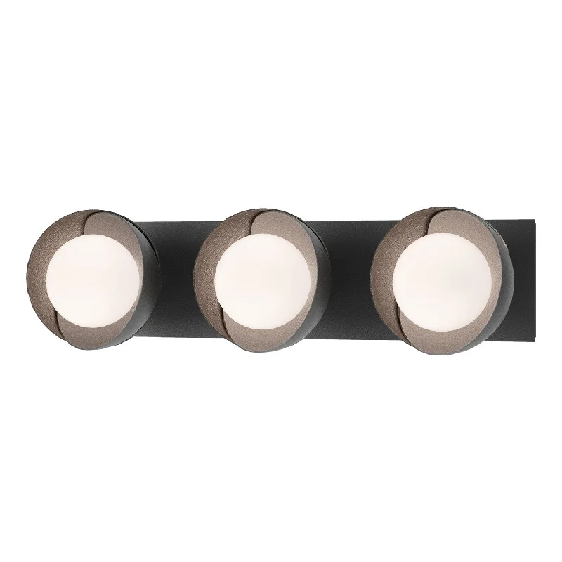 Dust - Resistant Industrial Lighting for Dirty WorkspacesBrooklyn Three Light Bath Sconce