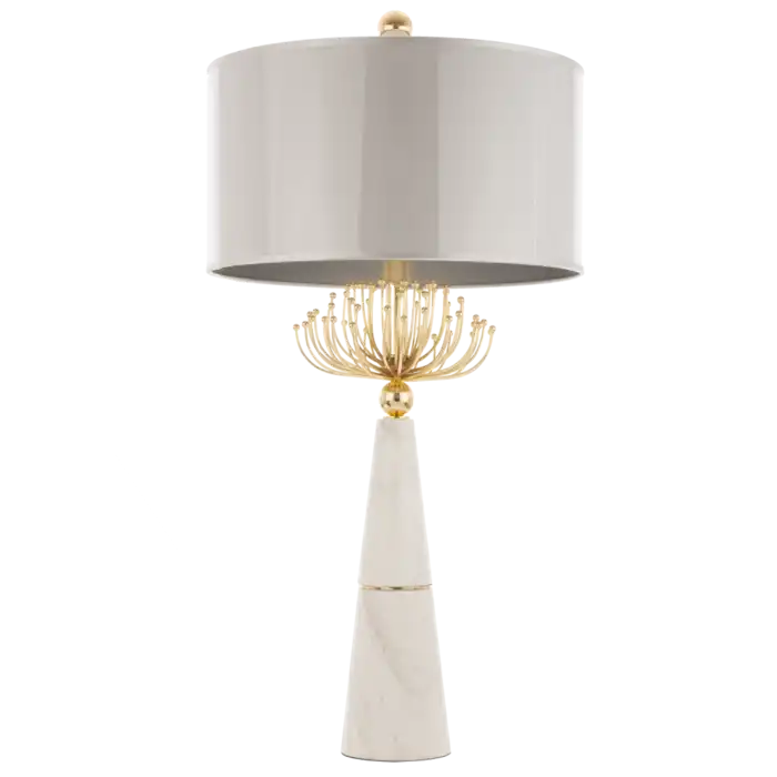 Track lighting for accentuating artworksCartagena Table Lamp- Gold Finish