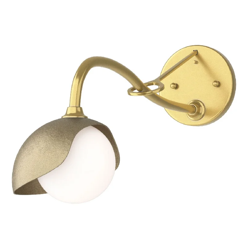 Industrial Lighting for Metal Fabrication ShopsBrooklyn One Light Wall Sconce