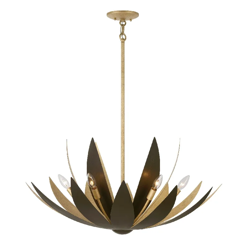 Track lighting with adjustable armsLoto 6-Light Pendant