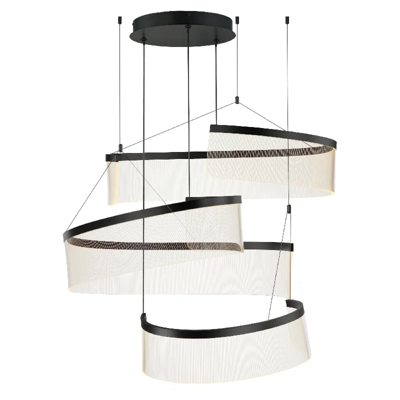 Track lighting with multiple heads for flexibilitySonata 3-Light LED Pendant