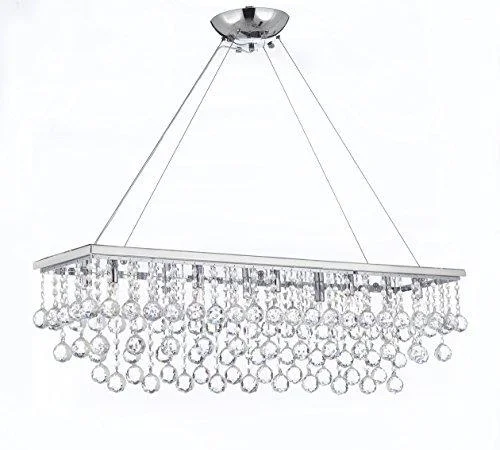 Chandeliers for Low Ceilings to Avoid OvercrowdingChandeliers for Low Ceilings to Avoid Overcrowding10 Light 40" Contemporary Crystal Chandelier Rectangular Chandeliers Lighting With Crystal Balls! - G902-B6/1120/10 Chandeliers for Low Ceilings to Avoid OvercrowdingChandeliers for Low Ceilings to Avoid Overcrowding10 Light 40" Contemporary Crystal Chandelier Rectangular Chandeliers Lighting With Crystal Balls! - G902-B6/1120/10