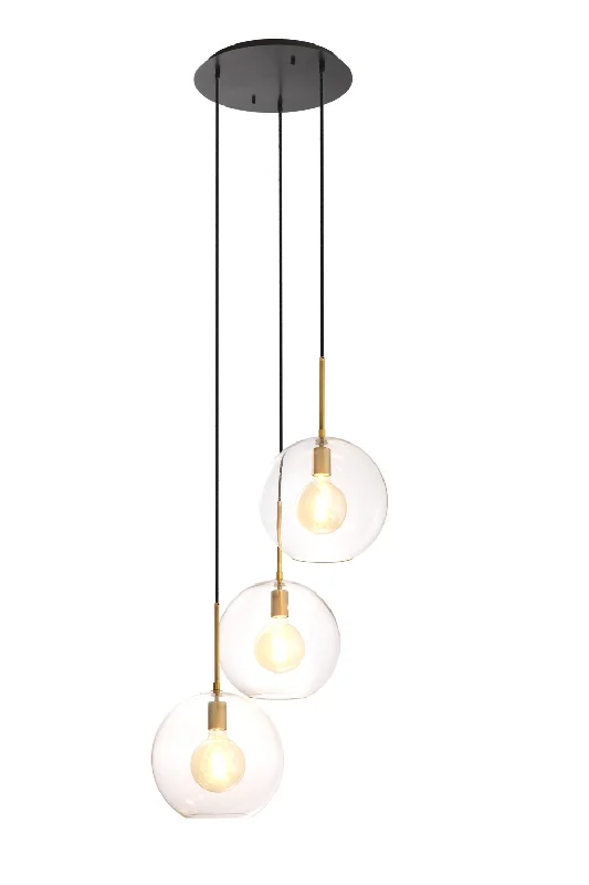 Chandeliers with Adjustable Height for Custom InstallationChandeliers with Adjustable Height for Custom Installation3 Light Globe Cluster | Eichholtz Tango