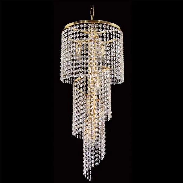 Industrial Iron Chandeliers for Loft - Inspired SpacesIndustrial Iron Chandeliers for Loft - Inspired SpacesAsfour Crystal 6Lt Chandelier in Gold
