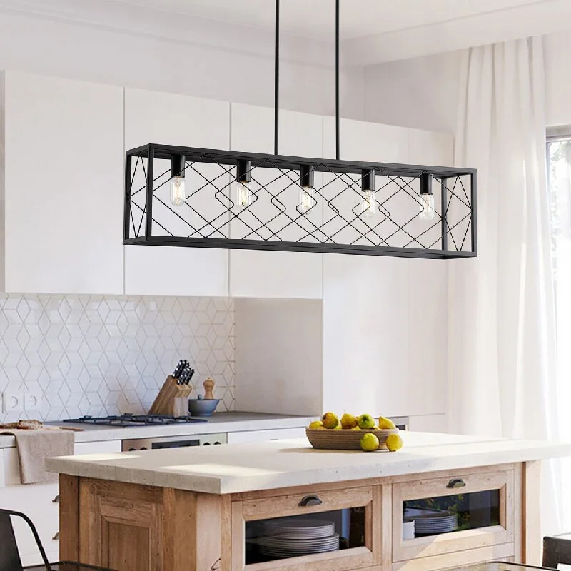 Chandeliers with Frosted Glass for a Softer Light DiffusionChandeliers with Frosted Glass for a Softer Light DiffusionBlack Rectangle 5-Light Kitchen Island Chandelier for Dining Room Lighting Fixtures Hanging Over Table Chandeliers with Frosted Glass for a Softer Light DiffusionChandeliers with Frosted Glass for a Softer Light DiffusionBlack Rectangle 5-Light Kitchen Island Chandelier for Dining Room Lighting Fixtures Hanging Over Table