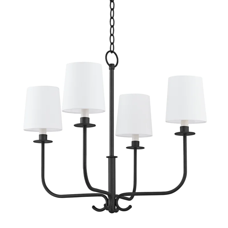 Industrial Iron Chandeliers for Loft - Inspired SpacesIndustrial Iron Chandeliers for Loft - Inspired SpacesBODHI 4 LIGHT CHANDELIER