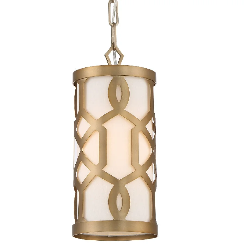 Chandeliers for High Ceilings to Fill Vertical SpaceChandeliers for High Ceilings to Fill Vertical Space1 Light Aged Brass Modern Pendant - C193-2260-AG