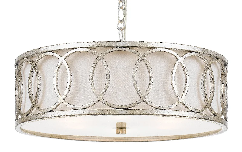 Chandeliers with Metal Frames in Gold FinishChandeliers with Metal Frames in Gold Finish6 Light Antique Silver Modern Chandelier - C193-287-SA