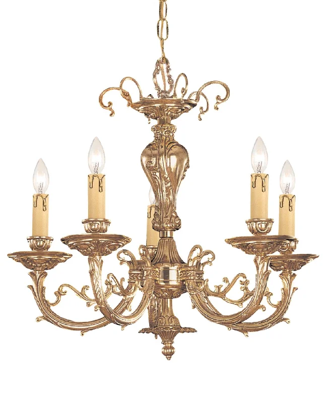 Rustic Wood Chandeliers for Country - Style HousesRustic Wood Chandeliers for Country - Style Houses5 Light Olde Brass Crystal Mini Chandelier - C193-485-OB