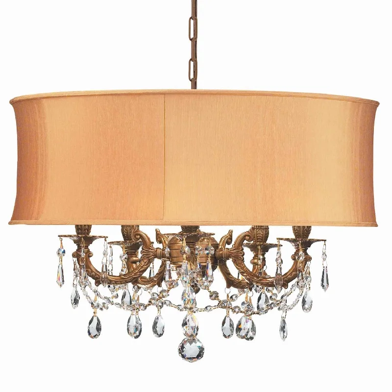 LED Chandeliers for Energy - Efficient LightingLED Chandeliers for Energy - Efficient Lighting5 Light Aged Brass Traditional Mini Chandelier Draped In Clear Spectra Crystal - C193-5535-AG-SHG-CLQ LED Chandeliers for Energy - Efficient LightingLED Chandeliers for Energy - Efficient Lighting5 Light Aged Brass Traditional Mini Chandelier Draped In Clear Spectra Crystal - C193-5535-AG-SHG-CLQ