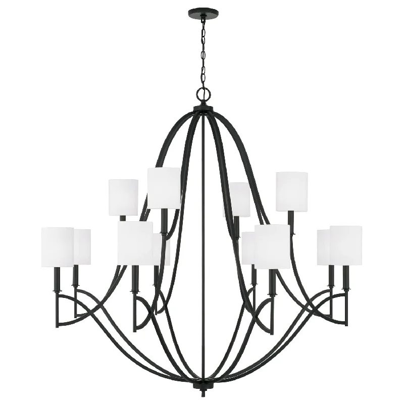Bohemian - Style Beaded Chandeliers for Eclectic DecorBohemian - Style Beaded Chandeliers for Eclectic DecorCapital Sylvia 442301MB-701 Chandelier Light - Matte Black
