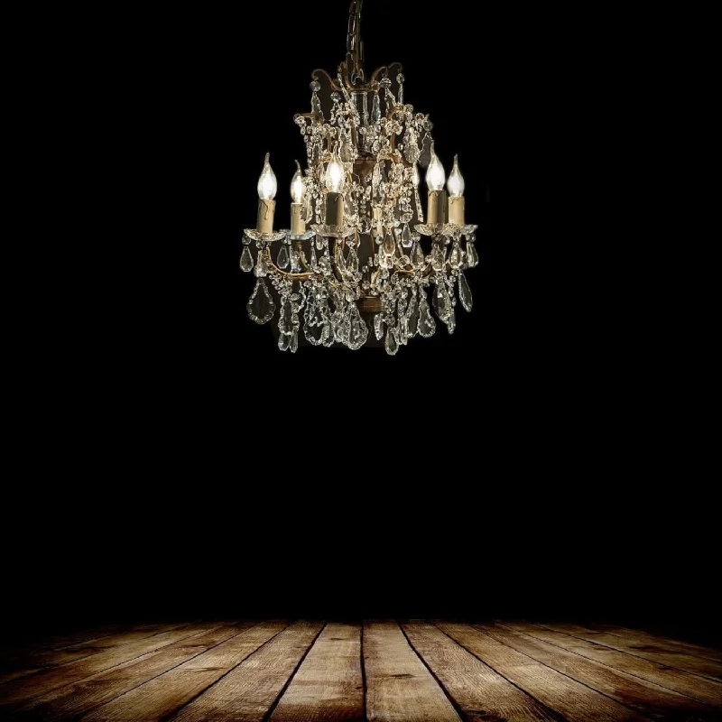 Chandeliers with Murano Glass for a High - End Artistic TouchChandeliers with Murano Glass for a High - End Artistic TouchChantilly Chandelier 6x40w E14 in Antique Brass and Crystal Drops Chandeliers with Murano Glass for a High - End Artistic TouchChandeliers with Murano Glass for a High - End Artistic TouchChantilly Chandelier 6x40w E14 in Antique Brass and Crystal Drops