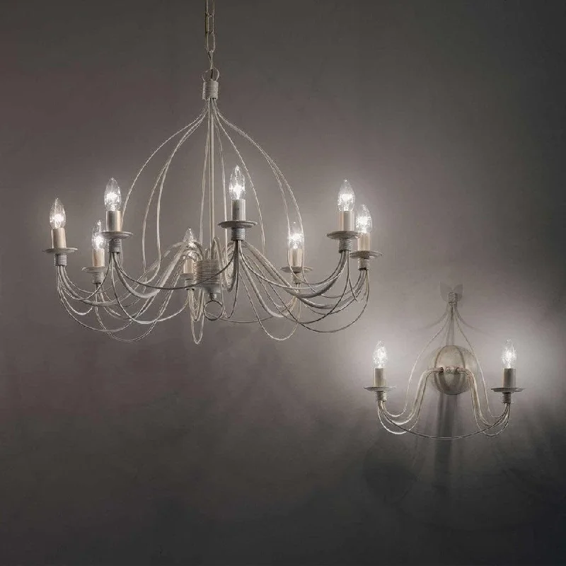 Ceiling - Mounted Chandeliers for Standard CeilingsCeiling - Mounted Chandeliers for Standard CeilingsCorte Chandelier 8Lt in White, Rust Ceiling - Mounted Chandeliers for Standard CeilingsCeiling - Mounted Chandeliers for Standard CeilingsCorte Chandelier 8Lt in White, Rust