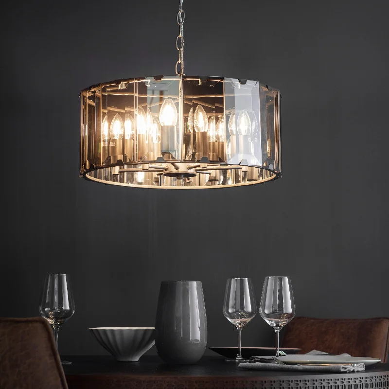 Small Chandeliers for Compact RoomsSmall Chandeliers for Compact RoomsEndon Clooney 8lt Smoked Tinted Glass Chandelier Small Chandeliers for Compact RoomsSmall Chandeliers for Compact RoomsEndon Clooney 8lt Smoked Tinted Glass Chandelier