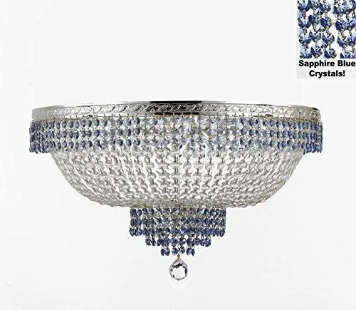 Chandeliers with Sputnik - Style Design for a Futuristic VibeChandeliers with Sputnik - Style Design for a Futuristic VibeFlush French Empire Crystal Chandelier Lighting Trimmed With Sapphire Blue Crystal Good For Dining Room Foyer Entryway Family Room And More H18" X W24" - F93-B83/Cs/Flush/870/9 Chandeliers with Sputnik - Style Design for a Futuristic VibeChandeliers with Sputnik - Style Design for a Futuristic VibeFlush French Empire Crystal Chandelier Lighting Trimmed With Sapphire Blue Crystal Good For Dining Room Foyer Entryway Family Room And More H18" X W24" - F93-B83/Cs/Flush/870/9