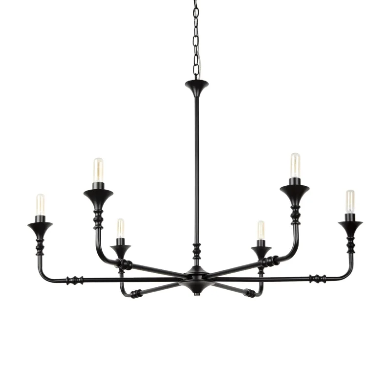 Chandeliers with Clear Crystal for a Sparkling EffectChandeliers with Clear Crystal for a Sparkling EffectGabriel Chandelier Matte Black | Small Chandeliers with Clear Crystal for a Sparkling EffectChandeliers with Clear Crystal for a Sparkling EffectGabriel Chandelier Matte Black | Small