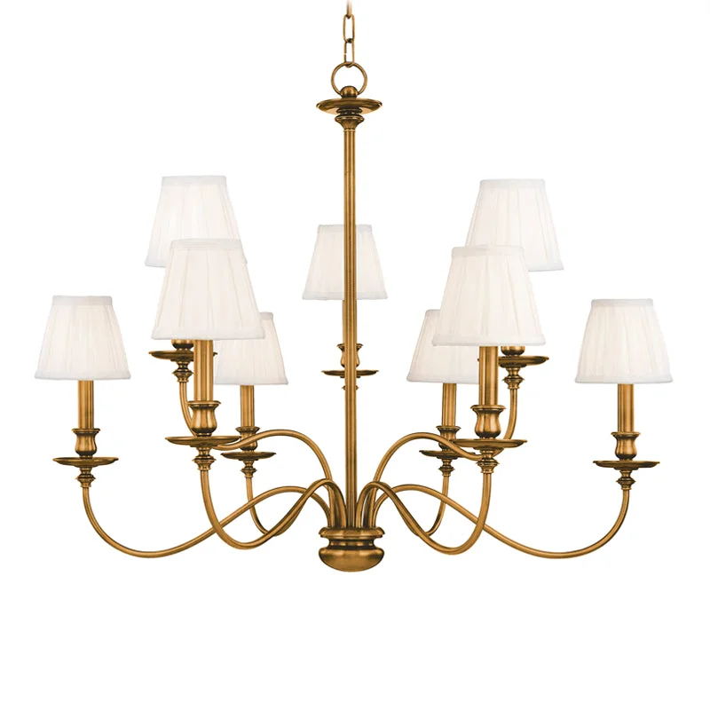 Chandeliers with Metal Frames in Bronze FinishChandeliers with Metal Frames in Bronze FinishMenlo Park Chandelier