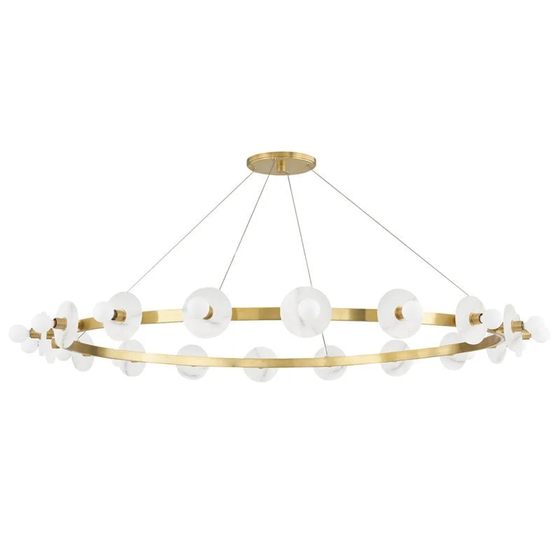 Chandeliers with Metal Frames in Gold FinishChandeliers with Metal Frames in Gold FinishAusten Chandelier