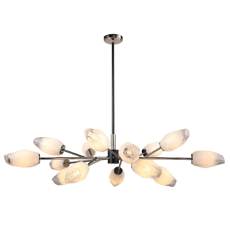 Chandeliers with Adjustable Arms for Directional LightingChandeliers with Adjustable Arms for Directional LightingKanova & Co. Glacier KCH0114-8PN Chandelier Light - Polished Nickel Chandeliers with Adjustable Arms for Directional LightingChandeliers with Adjustable Arms for Directional LightingKanova & Co. Glacier KCH0114-8PN Chandelier Light - Polished Nickel