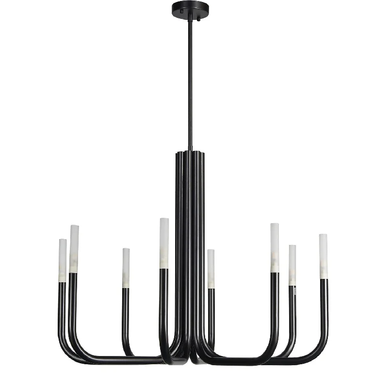 Chandeliers with Adjustable Arms for Directional LightingChandeliers with Adjustable Arms for Directional LightingKanova & Co. Tamara KCH3101-8BK Chandelier Light - Matte Black Chandeliers with Adjustable Arms for Directional LightingChandeliers with Adjustable Arms for Directional LightingKanova & Co. Tamara KCH3101-8BK Chandelier Light - Matte Black