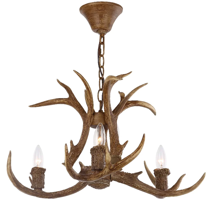 Chandeliers with Metal Frames in Copper FinishChandeliers with Metal Frames in Copper FinishMAKANI 21.5 INCH DIA ANTLER CHANDELIER Chandeliers with Metal Frames in Copper FinishChandeliers with Metal Frames in Copper FinishMAKANI 21.5 INCH DIA ANTLER CHANDELIER
