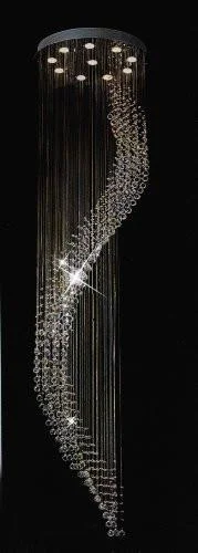 Chandeliers with Metal Frames in Gold FinishChandeliers with Metal Frames in Gold FinishModern Chandelier "Rain Drop" Chandeliers Lighting H108" W25" - G902-9415/10 Chandeliers with Metal Frames in Gold FinishChandeliers with Metal Frames in Gold FinishModern Chandelier "Rain Drop" Chandeliers Lighting H108" W25" - G902-9415/10