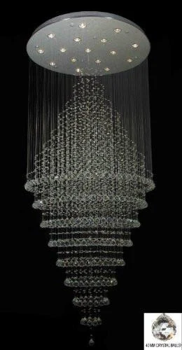 Chandeliers with Pendant Lights for a Stylish LookChandeliers with Pendant Lights for a Stylish LookNew Modern Contemporary Chandelier "Rain Drop" Chandeliers H 100" W 41" (Over 8Ft Tall) - G7-B6/6874/16 Chandeliers with Pendant Lights for a Stylish LookChandeliers with Pendant Lights for a Stylish LookNew Modern Contemporary Chandelier "Rain Drop" Chandeliers H 100" W 41" (Over 8Ft Tall) - G7-B6/6874/16
