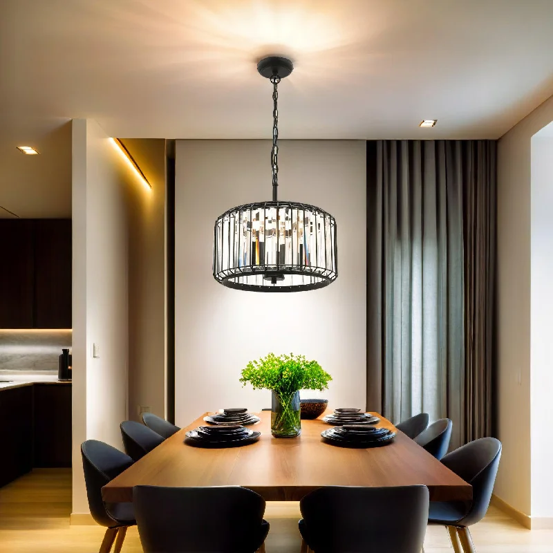 Chandeliers with Multiple Lights for Maximum IlluminationChandeliers with Multiple Lights for Maximum IlluminationOlympia Pendant Light 3 Light in Matt Black with Clear Crystal Chandeliers with Multiple Lights for Maximum IlluminationChandeliers with Multiple Lights for Maximum IlluminationOlympia Pendant Light 3 Light in Matt Black with Clear Crystal