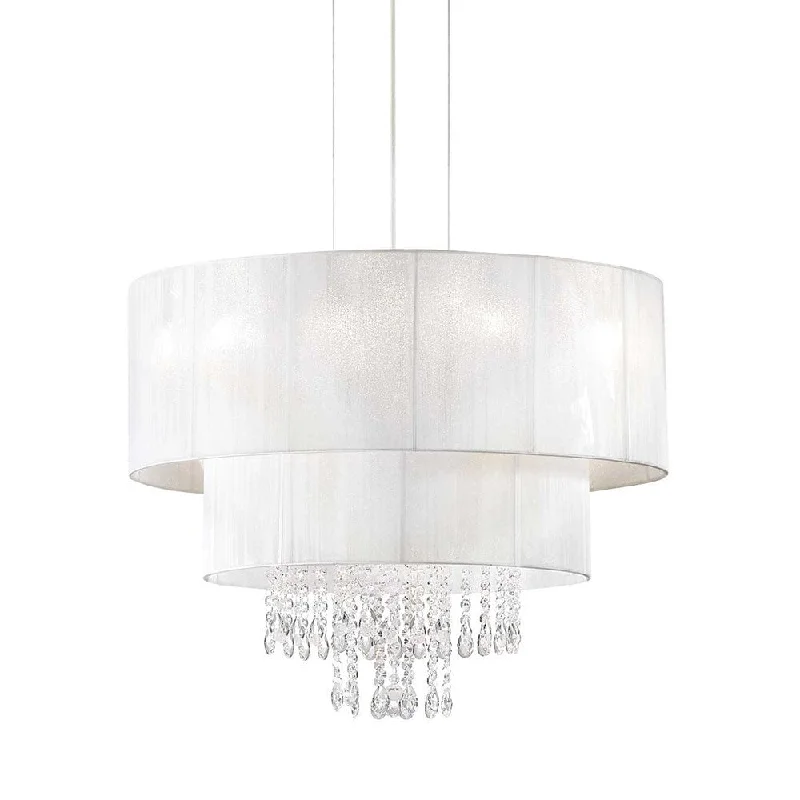 Bohemian - Style Beaded Chandeliers for Eclectic DecorBohemian - Style Beaded Chandeliers for Eclectic DecorOpera Chandelier 4Lt in White Bohemian - Style Beaded Chandeliers for Eclectic DecorBohemian - Style Beaded Chandeliers for Eclectic DecorOpera Chandelier 4Lt in White