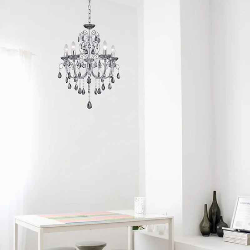 Modern Crystal Chandeliers for Contemporary HomesModern Crystal Chandeliers for Contemporary HomesOlivia Luxury Metal and Crystal Chandelier Light - Chrome / Smoke, 5 Lights PL0151 Modern Crystal Chandeliers for Contemporary HomesModern Crystal Chandeliers for Contemporary HomesOlivia Luxury Metal and Crystal Chandelier Light - Chrome / Smoke, 5 Lights PL0151