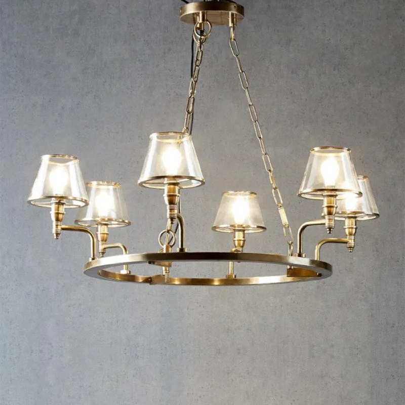 Ceiling - Mounted Chandeliers for Standard CeilingsCeiling - Mounted Chandeliers for Standard CeilingsSienna Glass 6 Arm Chandelier 6x40w E14 in Antique Brass Ceiling - Mounted Chandeliers for Standard CeilingsCeiling - Mounted Chandeliers for Standard CeilingsSienna Glass 6 Arm Chandelier 6x40w E14 in Antique Brass