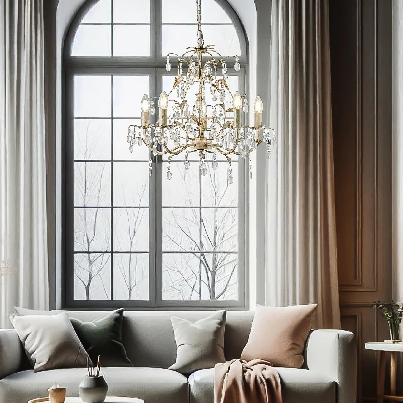 Chandeliers with Metal Frames in Black FinishChandeliers with Metal Frames in Black FinishLucy Crystal Chandelier Light - Ivory and Brushed Gold, 5 Lights, PL0306 Chandeliers with Metal Frames in Black FinishChandeliers with Metal Frames in Black FinishLucy Crystal Chandelier Light - Ivory and Brushed Gold, 5 Lights, PL0306