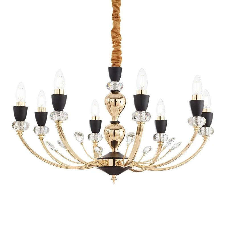 Minimalist Chandeliers for Sleek and Simple InteriorsMinimalist Chandeliers for Sleek and Simple InteriorsVanity Chandelier 8Lt in Matt Black and Gold Minimalist Chandeliers for Sleek and Simple InteriorsMinimalist Chandeliers for Sleek and Simple InteriorsVanity Chandelier 8Lt in Matt Black and Gold