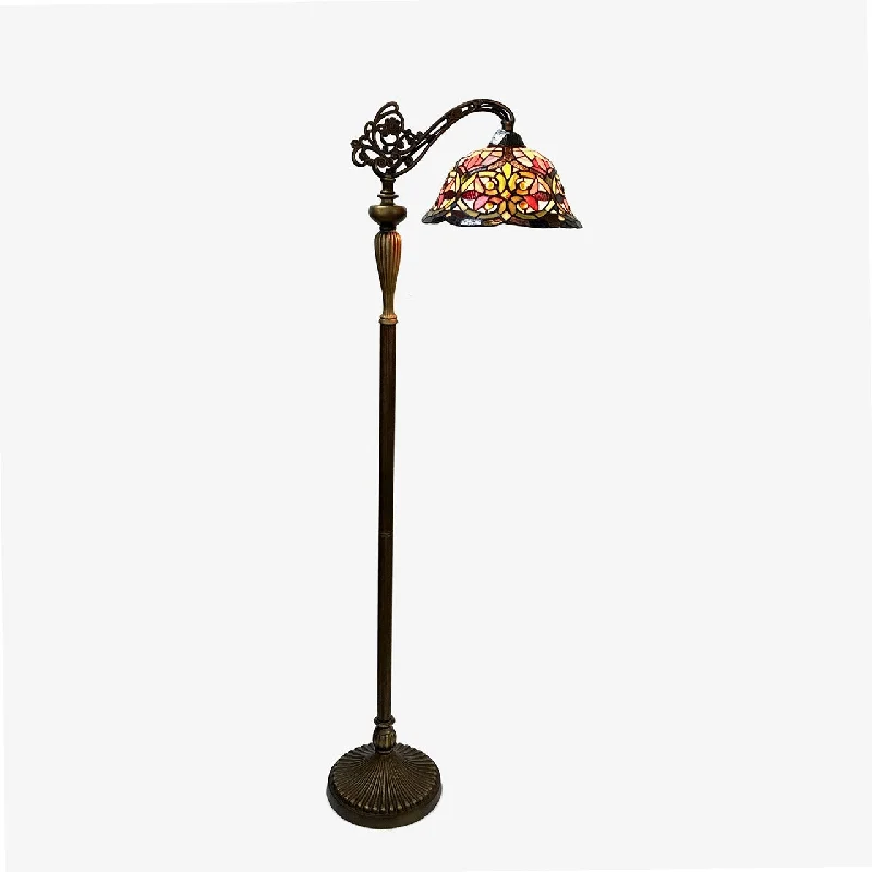 Marble Base Floor Lamp for a Touch of LuxuryMarble Base Floor Lamp for a Touch of LuxuryChloe Lighting CH33389VR12-RF1 Bertram Tiffany-Style 1 Light Victorian Reading Floor Lamp 12`` Shade