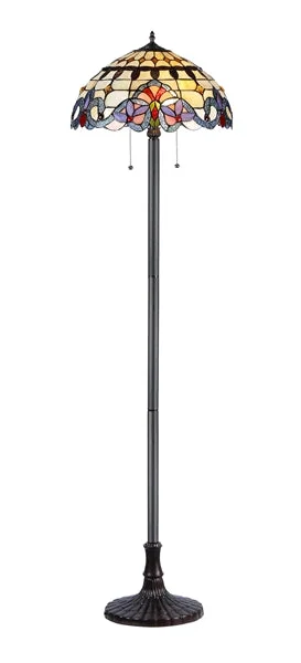 Modern Minimalist Floor Lamp for Contemporary Living RoomsModern Minimalist Floor Lamp for Contemporary Living RoomsChloe Lighting CH33313VI18-FL2 Cooper Tiffany-style 2 Light Victorian Floor Lamp 18`` Shade