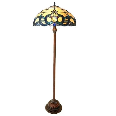 Victorian Style Floor Lamp for Traditional and Elegant InteriorsVictorian Style Floor Lamp for Traditional and Elegant InteriorsChloe Lighting CH18043IV18-FL2 Doutzen Tiffany-style 2 Light Victorian Floor Lamp 18`` Shade