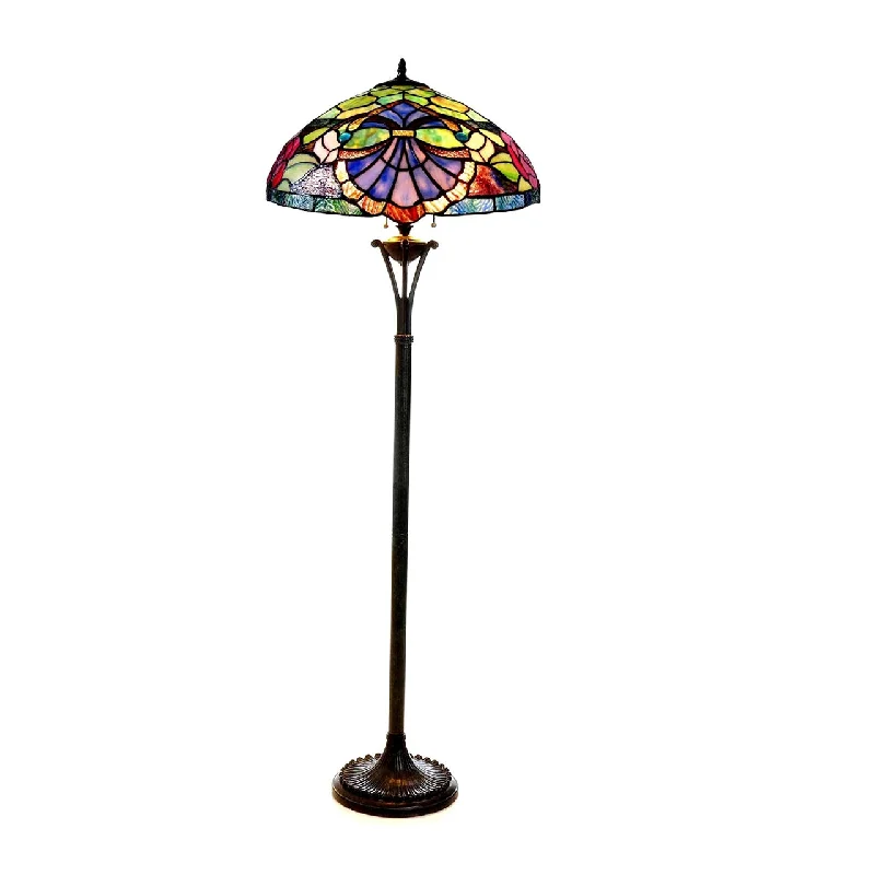Glass Floor Lamp with Frosted Shades for Soft Diffused LightGlass Floor Lamp with Frosted Shades for Soft Diffused LightChloe Lighting CH18982GV18-FL2 Hannah Tiffany-style 2 Light Baroque/roses Floor Lamp 18`` Shade Glass Floor Lamp with Frosted Shades for Soft Diffused LightGlass Floor Lamp with Frosted Shades for Soft Diffused LightChloe Lighting CH18982GV18-FL2 Hannah Tiffany-style 2 Light Baroque/roses Floor Lamp 18`` Shade