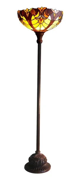 Smart Floor Lamp with Voice Control and Bluetooth ConnectivitySmart Floor Lamp with Voice Control and Bluetooth ConnectivityChloe Lighting CH18780VI15-TF1 Liaison Tiffany-Style 1 Light Victorian Torchiere Floor Lamp 15`` Shade