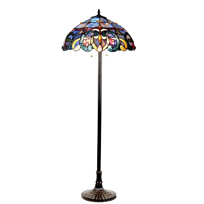 Industrial Style Floor Lamp with Exposed Bulbs for Loft ApartmentsIndustrial Style Floor Lamp with Exposed Bulbs for Loft ApartmentsChloe Lighting CH18091PV18-FL2 Nora Tiffany Style Victorian 2 Light Floor Lamp 18`` Shade Industrial Style Floor Lamp with Exposed Bulbs for Loft ApartmentsIndustrial Style Floor Lamp with Exposed Bulbs for Loft ApartmentsChloe Lighting CH18091PV18-FL2 Nora Tiffany Style Victorian 2 Light Floor Lamp 18`` Shade