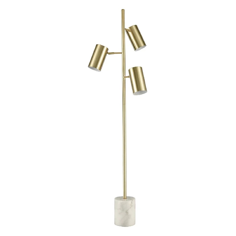 Metal Floor Lamp with a Matte Black Finish for a Sleek LookMetal Floor Lamp with a Matte Black Finish for a Sleek LookElk Lighting D4533  Dien Lamp Honey Brass