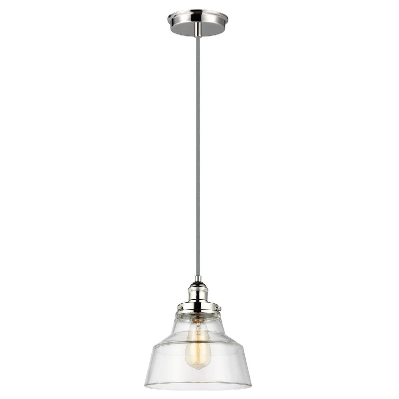 Rustic Farmhouse Style Floor Lamp for Cozy BedroomsRustic Farmhouse Style Floor Lamp for Cozy BedroomsFeiss Baskin 1 Light Polished Nickel Ceiling Pendant