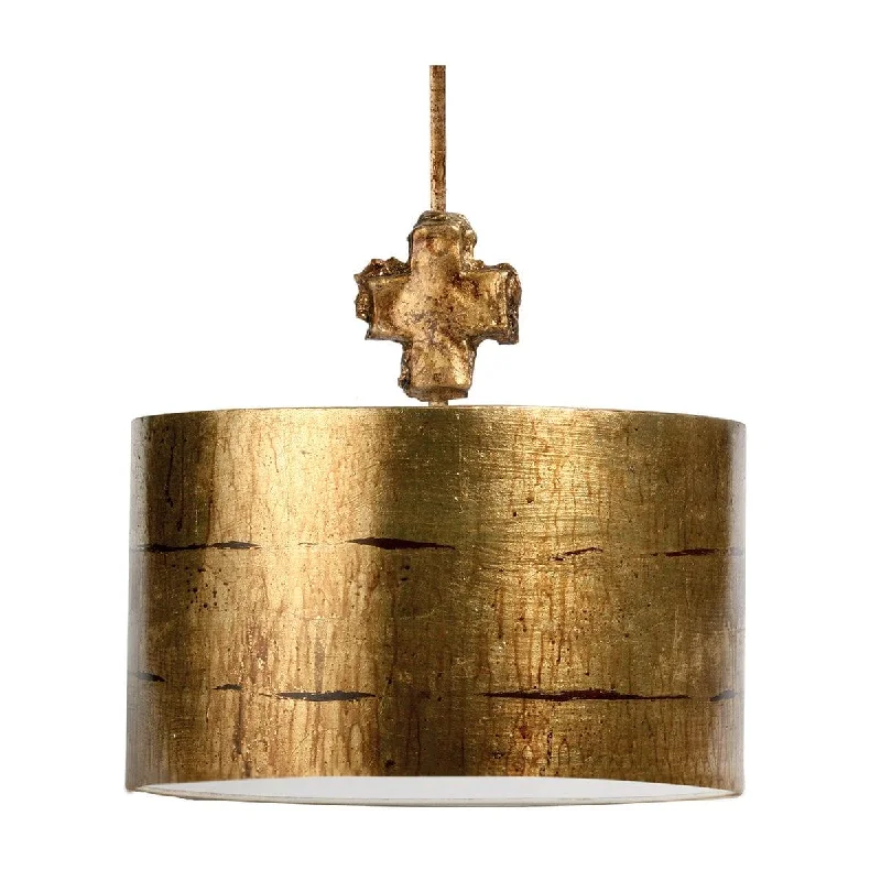Bohemian Inspired Floor Lamp for Eclectic Home DecorBohemian Inspired Floor Lamp for Eclectic Home DecorFlambeau Fragment 1 Light Large Gold Ceiling Pendant