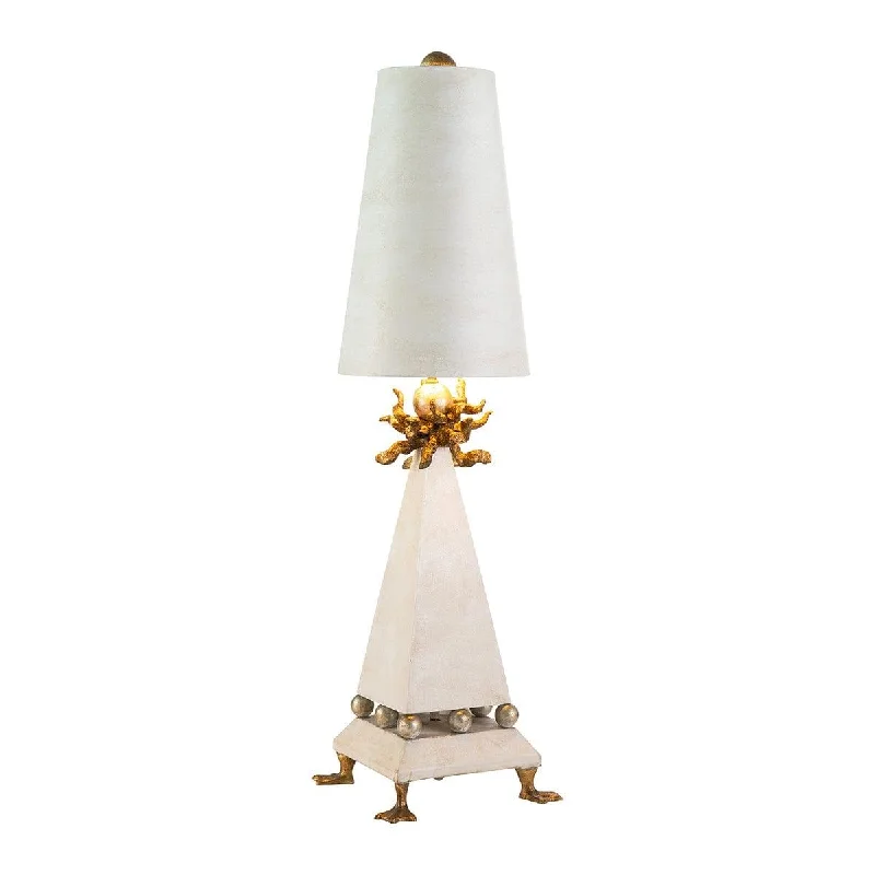 Smart Floor Lamp with Voice Control and Bluetooth ConnectivitySmart Floor Lamp with Voice Control and Bluetooth ConnectivityFlambeau Leda 1 Light Table Lamp - Cream Patina