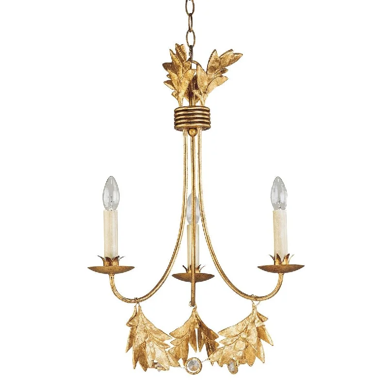 Wood Floor Lamp with Natural Grain for a Warm and Organic FeelWood Floor Lamp with Natural Grain for a Warm and Organic FeelFlambeau Sweet Olive 3 Light Gilded Gold Chandelier