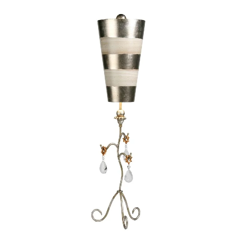 Marble Base Floor Lamp for a Touch of LuxuryMarble Base Floor Lamp for a Touch of LuxuryFlambeau Tivoli 1 Light Silver & Cream Table Lamp