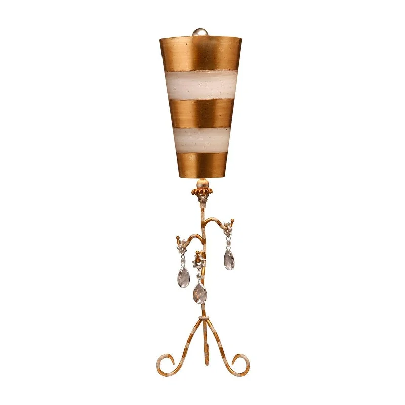 USB Charging Port Floor Lamp for Convenient Device ChargingUSB Charging Port Floor Lamp for Convenient Device ChargingFlambeau Tivoli 1 Light Table Lamp - Gold & Cream Patina