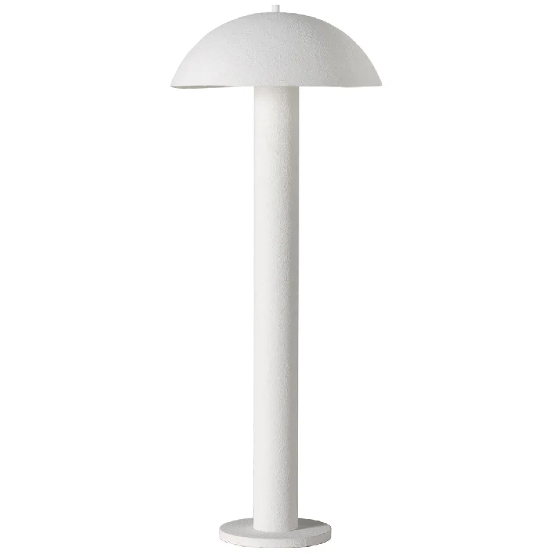 USB Charging Port Floor Lamp for Convenient Device ChargingUSB Charging Port Floor Lamp for Convenient Device ChargingFour Hands Hutton Santorini Floor Lamp - Matte White Plaster