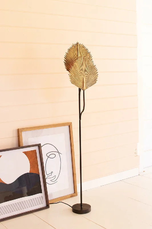 Dimmable Floor Lamp for Adjustable Lighting AmbianceDimmable Floor Lamp for Adjustable Lighting AmbianceKalalou CLL2517 Floor Lamp with Antique Leaves Detail