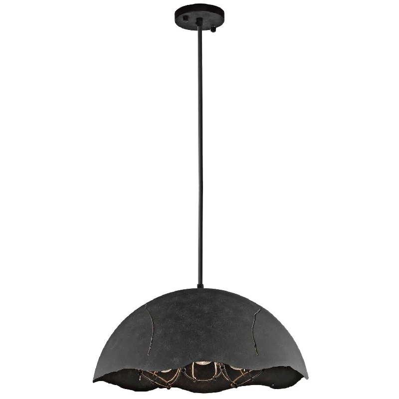 Bohemian Inspired Floor Lamp for Eclectic Home DecorBohemian Inspired Floor Lamp for Eclectic Home DecorKichler Fracture 3 Light Zinc Ceiling Pendant
